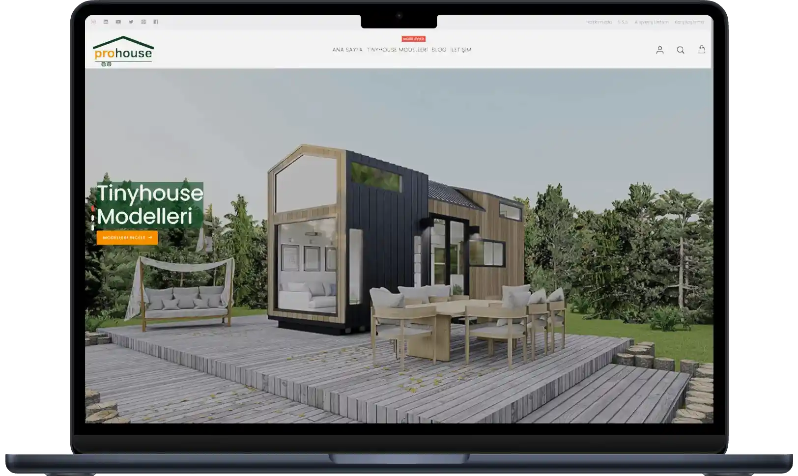 ProHouse e-ticaret web sitesi