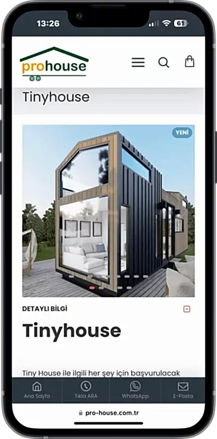 ProHouse e-ticaret web sitesi
